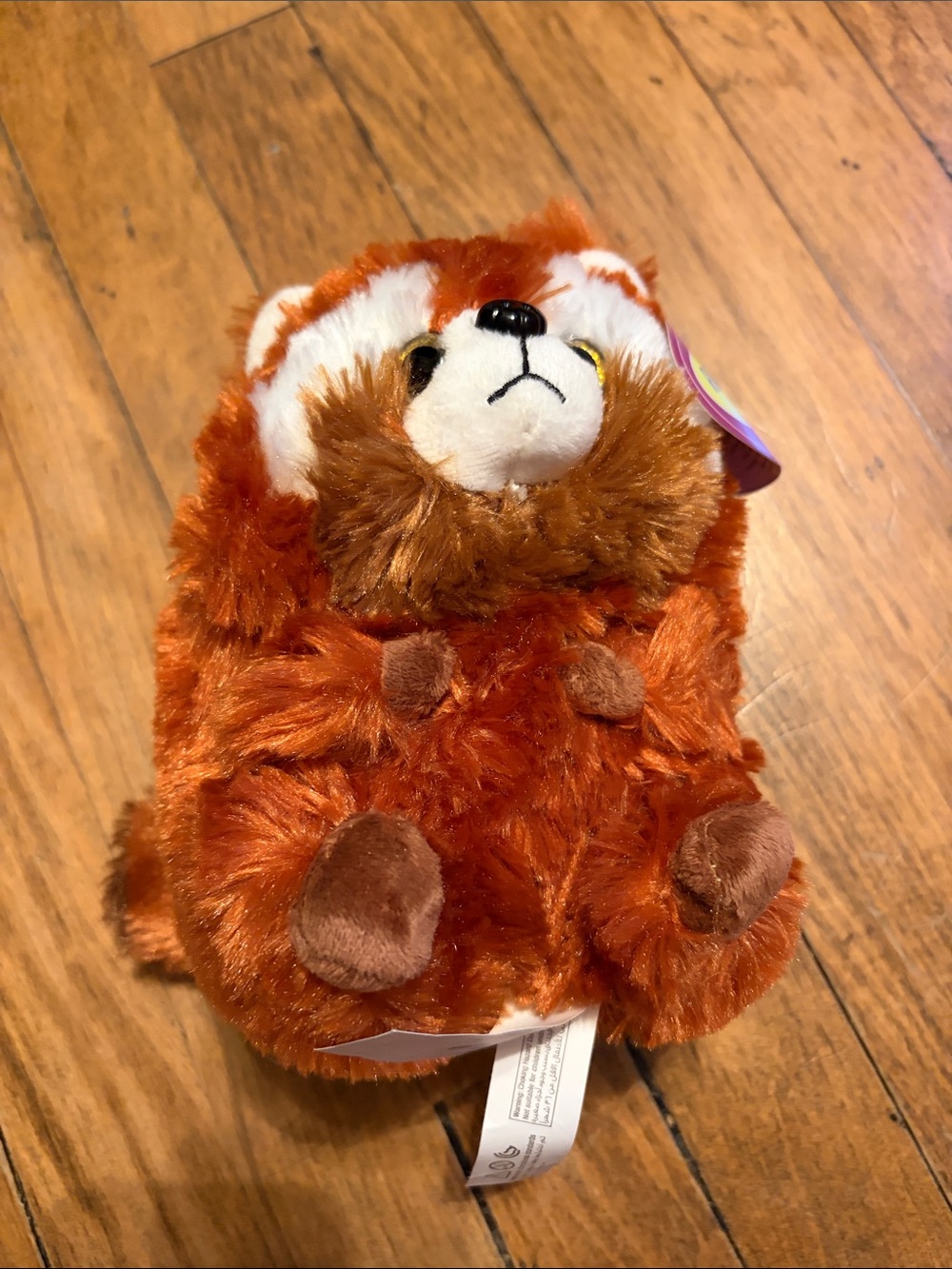 Rust Orange Plush Red Panda Stuffed Animal